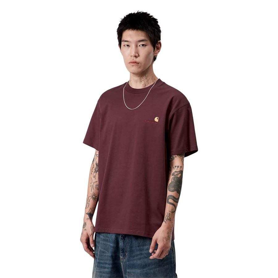 S/s American Script T-shirt maniche corte da uomo Carhartt WIP | I02995633KXX